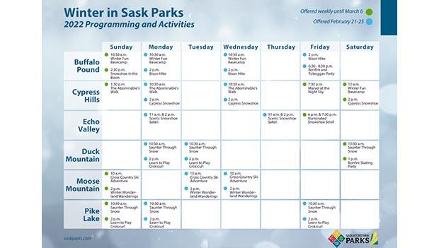 Winter in Sask Parks