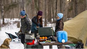Winter Camping in Sask Parks
